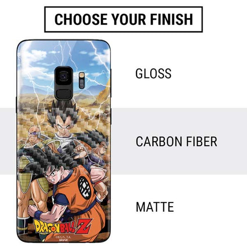 Dragon Ball Z Goku Versus Saiyans Galaxy S9 Skin